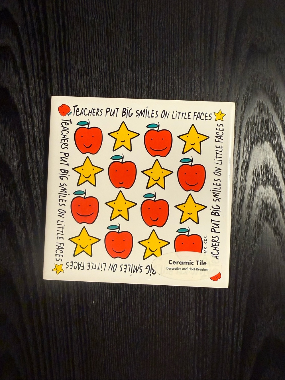 Hallmark Ceramic Tile Decor - Teachers Put Big Smiles On Little Faces